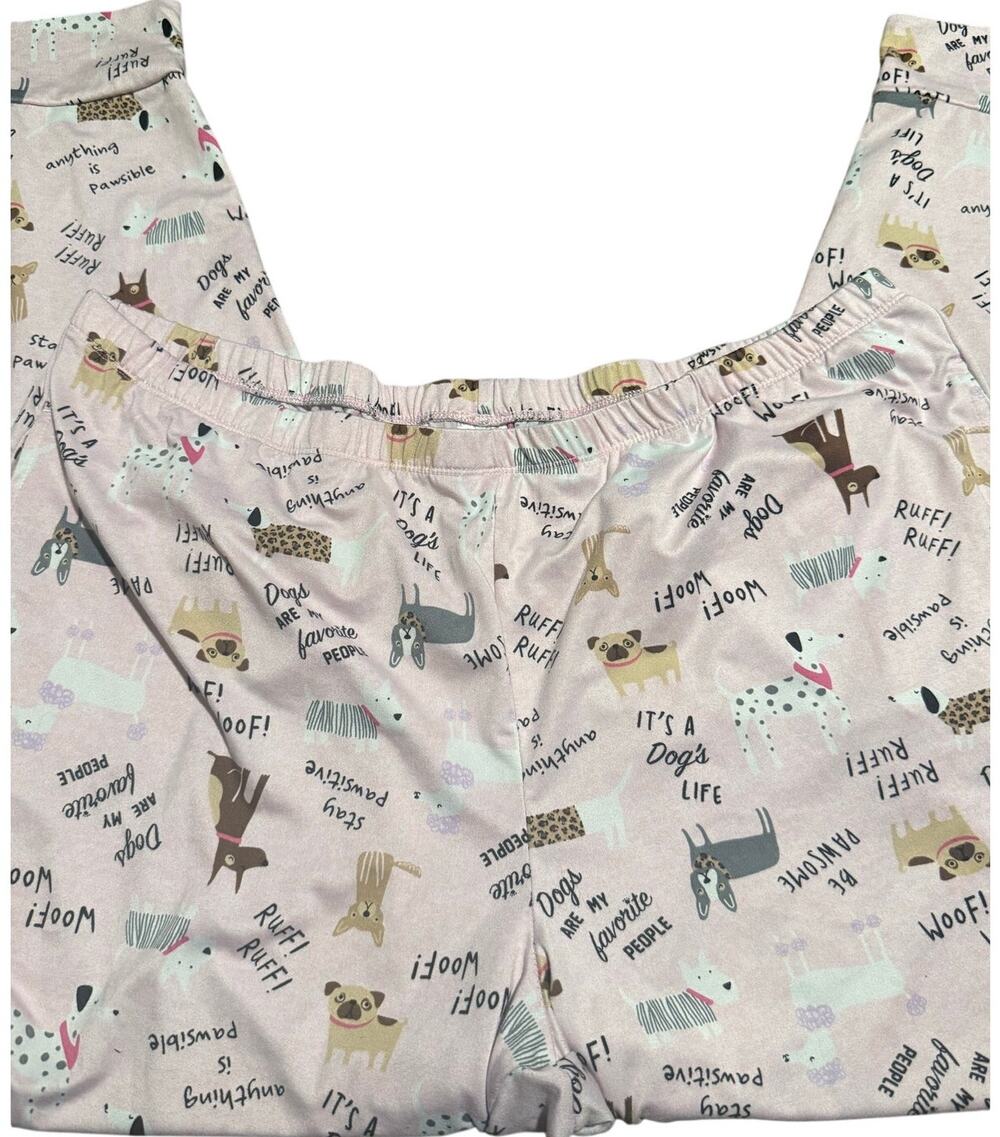 Secret Treasures Dog Lover Pajama Pants, Women's Plus Size 2X